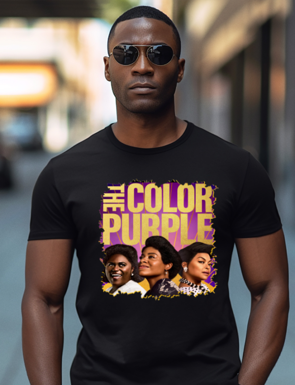 Color Purple Movie Poster 3 Faces T-Shirt